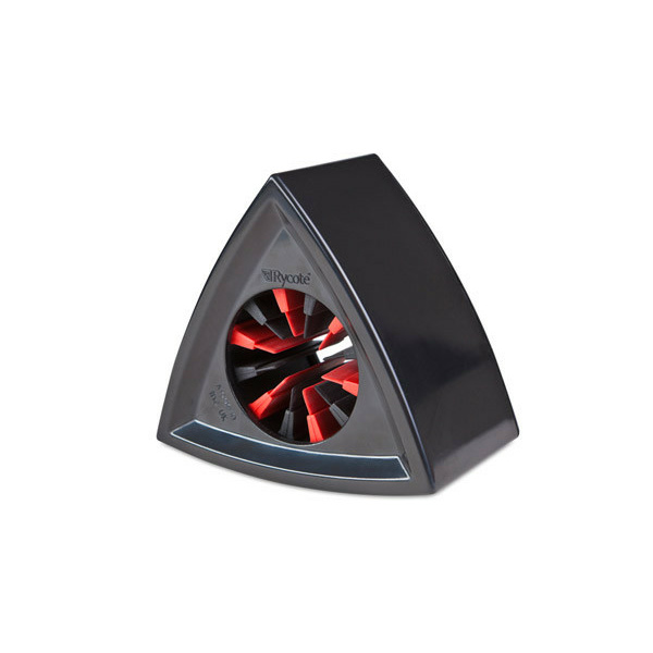 RYCOTE PORTALOGO TRIANGOLARE PER MICROFONO - NERO