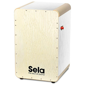 SELA 025 WAVE PRO CAJON WHITE PEARL