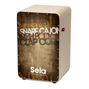 SELA 079 CASELA PRO CAJON VINTAGE BROWN