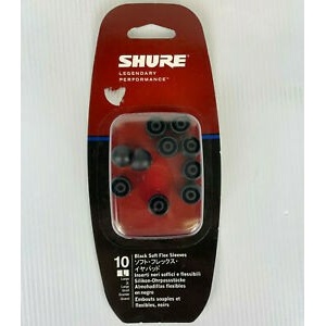 SHURE EASFX2-10L INSERTI SOFFICI E FLESSIBILI - NERI