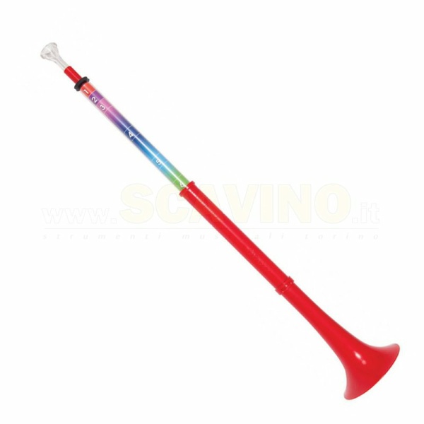 pBuzz Trombone per Bambini in Plastica Rosso