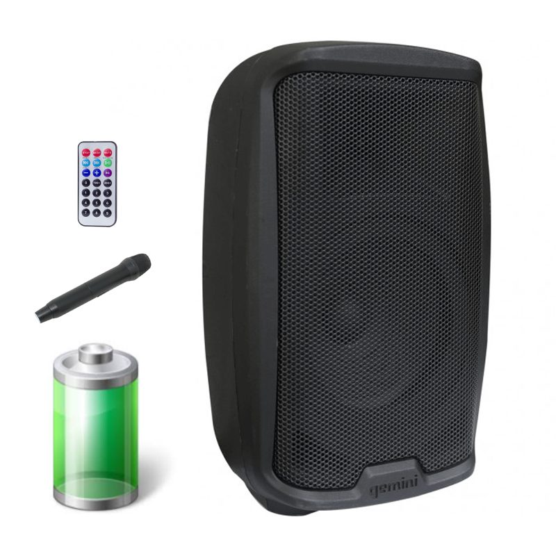 Gemini AS2108 TOGO Diffusore a Batteria 500W completo di radiomicrofono