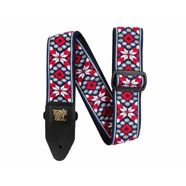 E.BALL 4639 Tracolla Taos Fire Red Jacquard