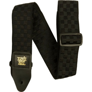 ERNIE BALL 5341 BLACK CHECKERS JACQUARD STRAP