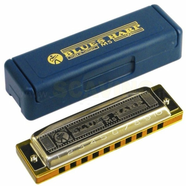 Hohner Blues Harp Armonica in Sol Diatonica