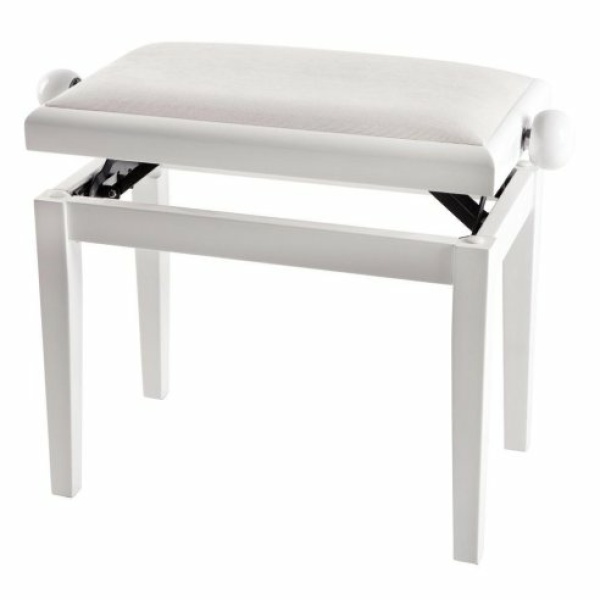 GEWA PANCA PIANOFORTE DELUXE BIANCA SATINATA/NERA 130020
