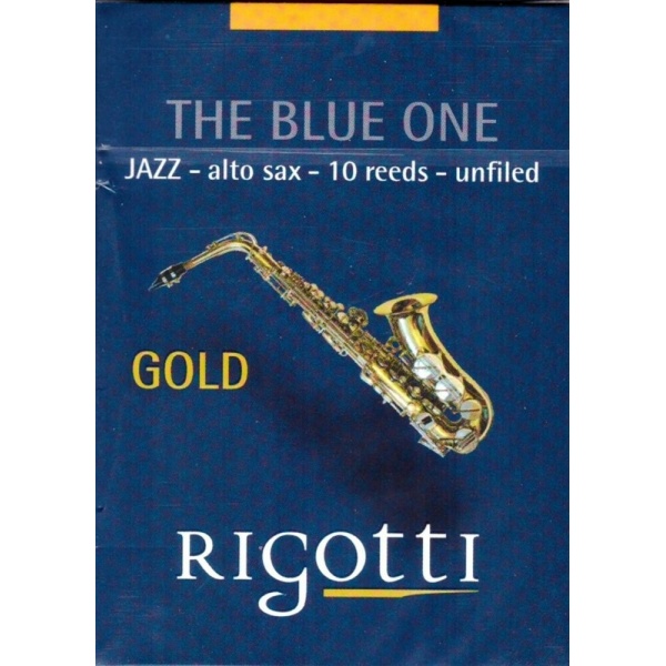 Rigotti BOX 10 ANCE 3 MEDIUM GOLD JAZZ SAX CONTRALTO