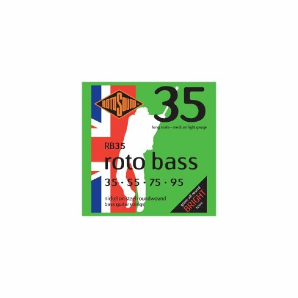 ROTOSOUND RB35 ROTO BASS MUTA  NICKEL ON STEEL 35-95