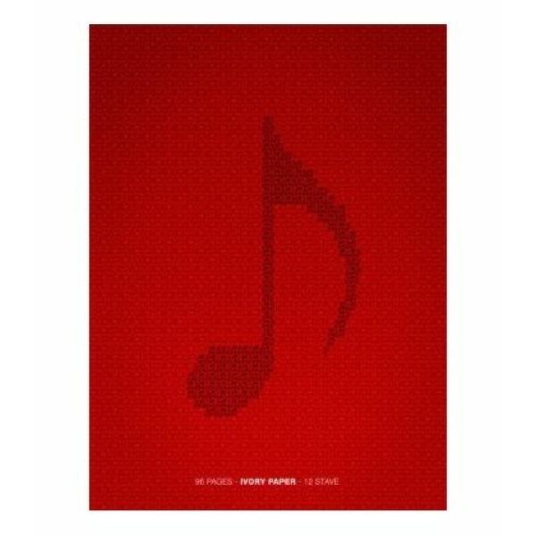 QUADERNO MUSICA 96 PAGINE 12 RIGHI  CON SPIRALE MB378
