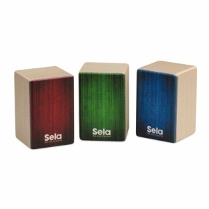 SELA MINI CAJON SHAKER SET