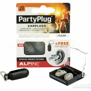 ALPINE PARTYPLUG-MKII-TR Tappi isolanti trasparenti