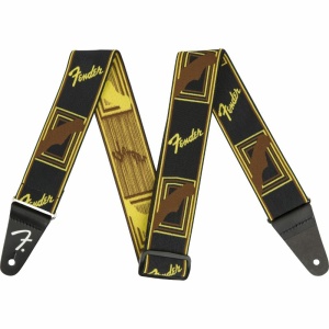 Fender® WeighLess™ Monogram Strap Straps Weighless™ 2 '' Mono Strap