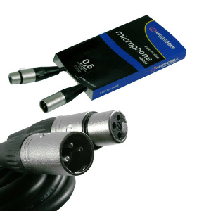 ACCU-CABLE PRO XLR3 M/F CAVO MICROFONO - 0.5m