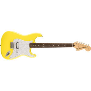FENDER LTD STRAT TOM DELONGE GRAFFITI YELLOW