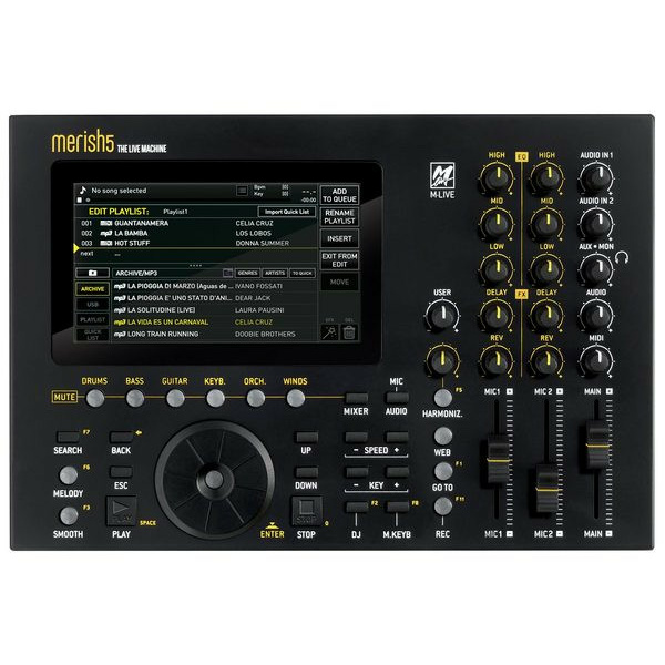 M-LIVE MERISH-5 X2 LETTORE BASI MIDI/MP3
