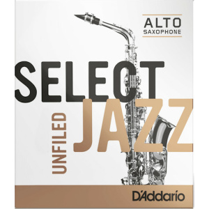 D'Addario Select Jazz Unfiled 3M Sax contralto ancia