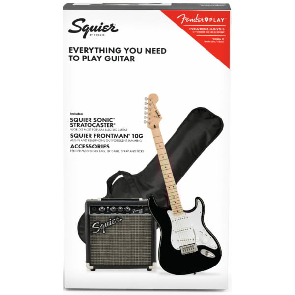 Squier Sonic Stratocaster Pack Black
