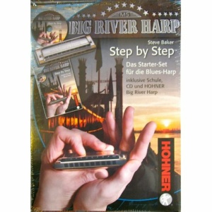 HOHNER BIG RIVER HARP STEP BY STEP PACK