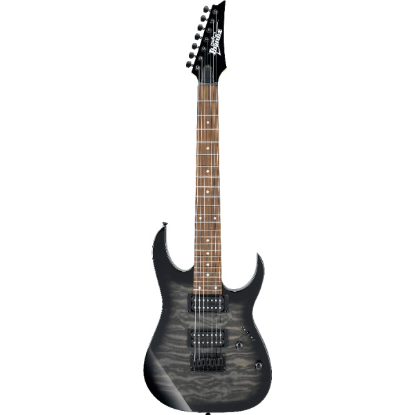 Ibanez GRG7221QA Transparent Black Sunburst