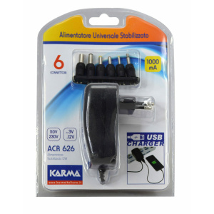 KARMA ACR 626 ALIMENTATORE 12W USB STABILIZZATO