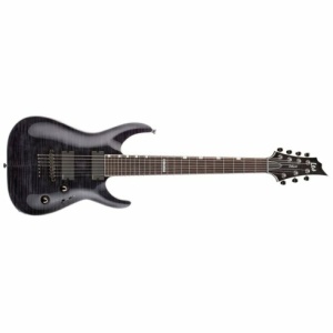 LTD LTD H-1007 - See Thru Black - 7 corde