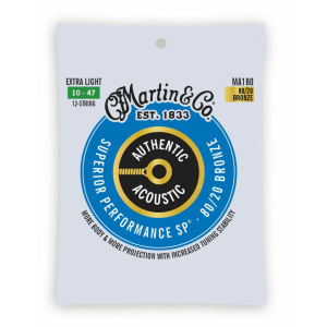 Martin MA180 Set corde 12 corde XL