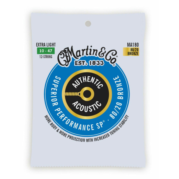 Martin MA180 Set corde 12 corde XL