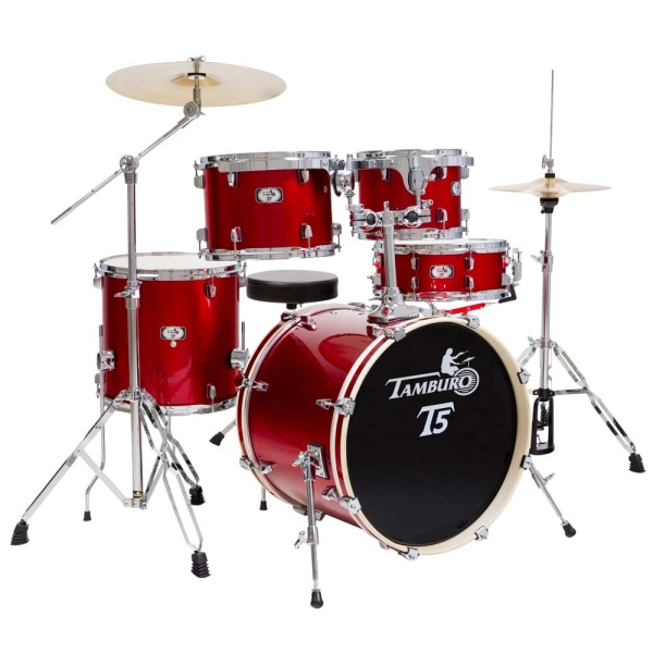 Tamburo T5 R22 Standard Bright Red Sparkle