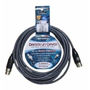 Reference Dammi un cavo XLR 3.25mt Grigio