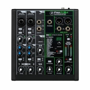 Mackie ProFX6v3 Mixer USB 6 Canali con Effetti Professionali