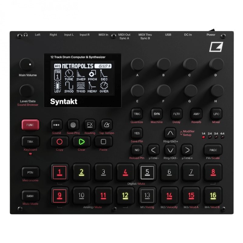 Elektron Syntackt Drum Machine a 12 Voci