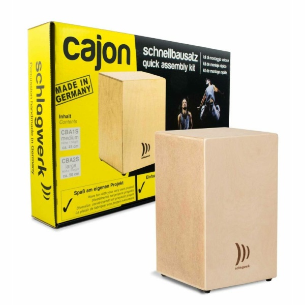 Schlagwerk CBA20S Cajon in Kit da Assemblare Versione Large 30 x 30 x 50