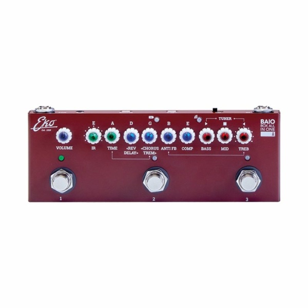 Eko Guitars BAIO A Pedale Multieffetto con IR integrati per strumenti acustici