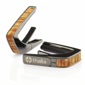 Thalia Capotasto Black Chrome inserto AAA hawaiian koa