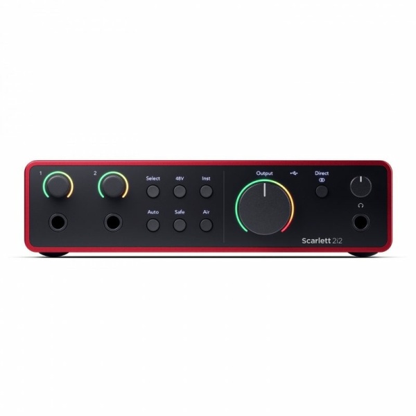 Focusrite Scarlett 2i2 4th Gen scheda audio USB C