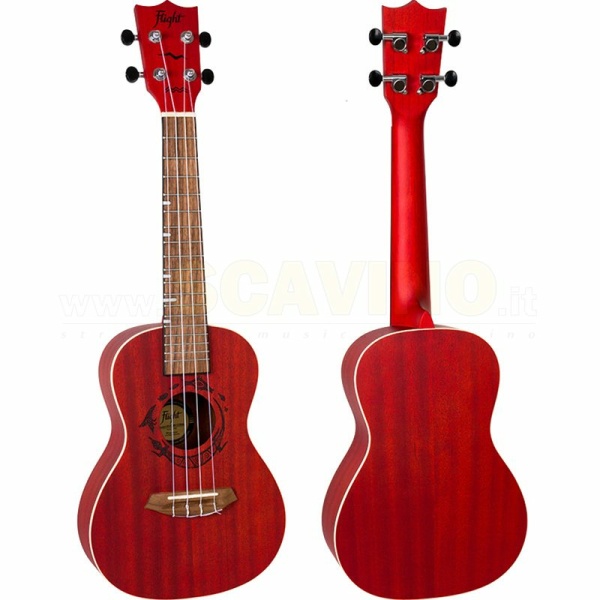 Flight DUC380 Ukulele Concert Coral Gemstone