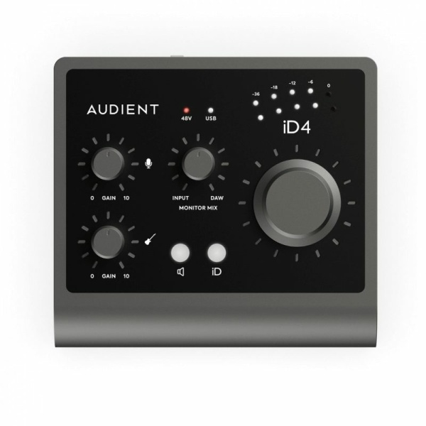 Audient ID4 MK2 Interfaccia audio usb bus powered 2 in 2 out con scroll control