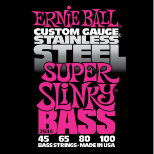 ERNIE BALL 2844 SUPER SLINKY STAINLESS STEEL 45-100