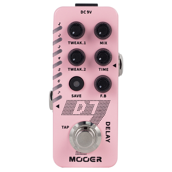 Mooer D7 Delay Digitale Con Preset A Pedale