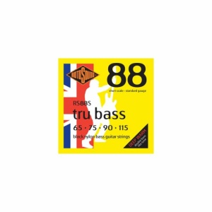 ROTOSOUND RS88S TRU BASS 88 MUTA BLACK NYLON FLATW. SHORT 65-115