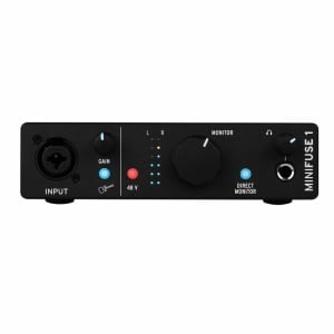 Arturia MiniFuse 1 Black Interfaccia Audio USB C 1-IN Combo/ 2-OUT Nera