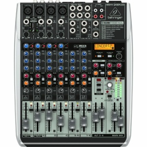 Behringer Xenyx QX1204USB Mixer Passivo 12 Ingressi con Interfaccia Audio USB ed Effetti