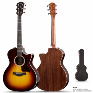 Taylor 414ce-R V-Class Bracing Tobacco Sunburst Top