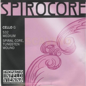 Thomastik S28A SOL Cello Spirocore Argento Medium