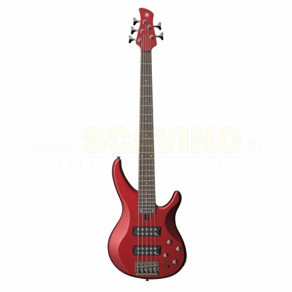 Yamaha TRBX305 CAR Basso elettrico 5 corde finitura Candy Apple Red