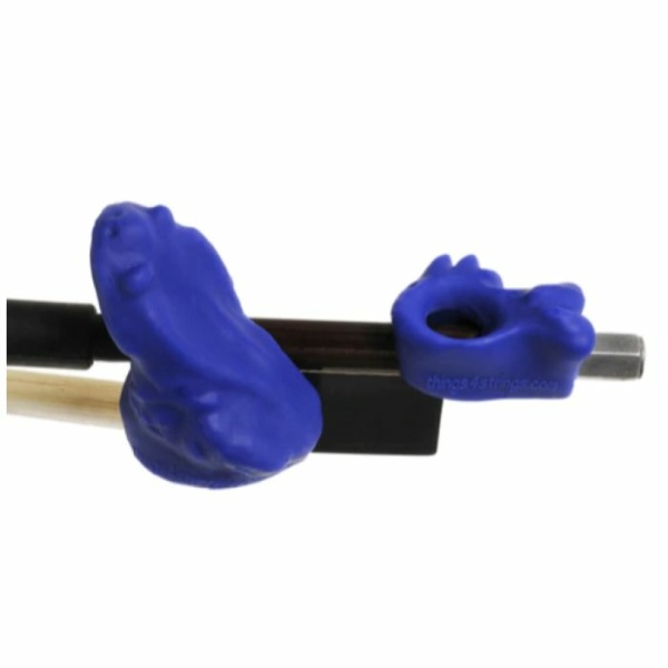 BOW HOLDER BUDDIES IMPUGNATURA IN GOMMA PER ARCO VIOLINO BLUE 24972