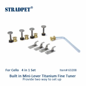 STRADPET TITANIO TIRACANTINO CELLO SET 4 PEZZI