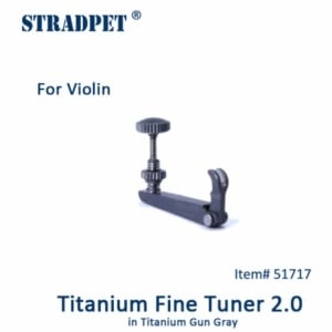 STRADPET TITANIO TIRACANTINO VIOLINO 2.0 SATINATO GUN GRAY
