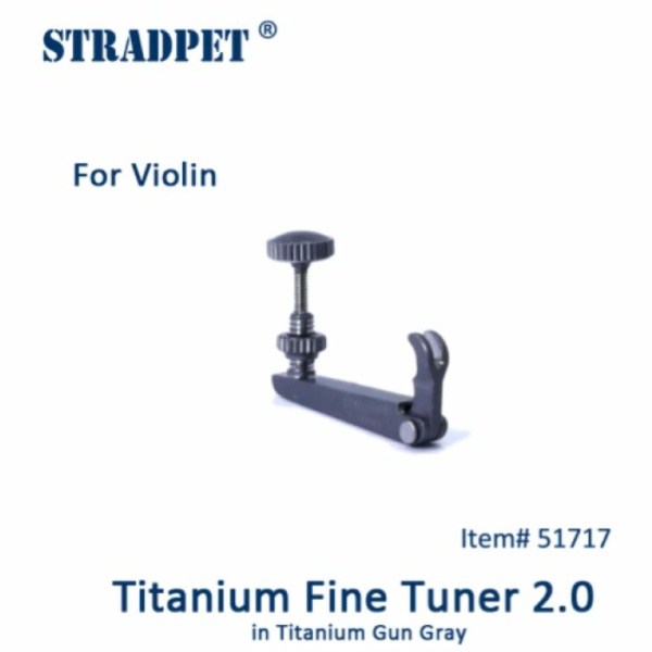 STRADPET TITANIO TIRACANTINO VIOLINO 2.0 SATINATO GUN GRAY