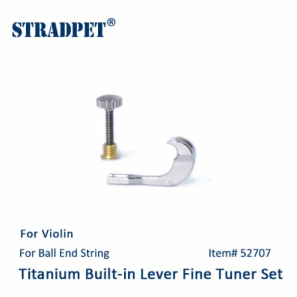 STRADPET TITANIO TIRACANTINO VIOLINO LEVER AVVITATO LUCIDO